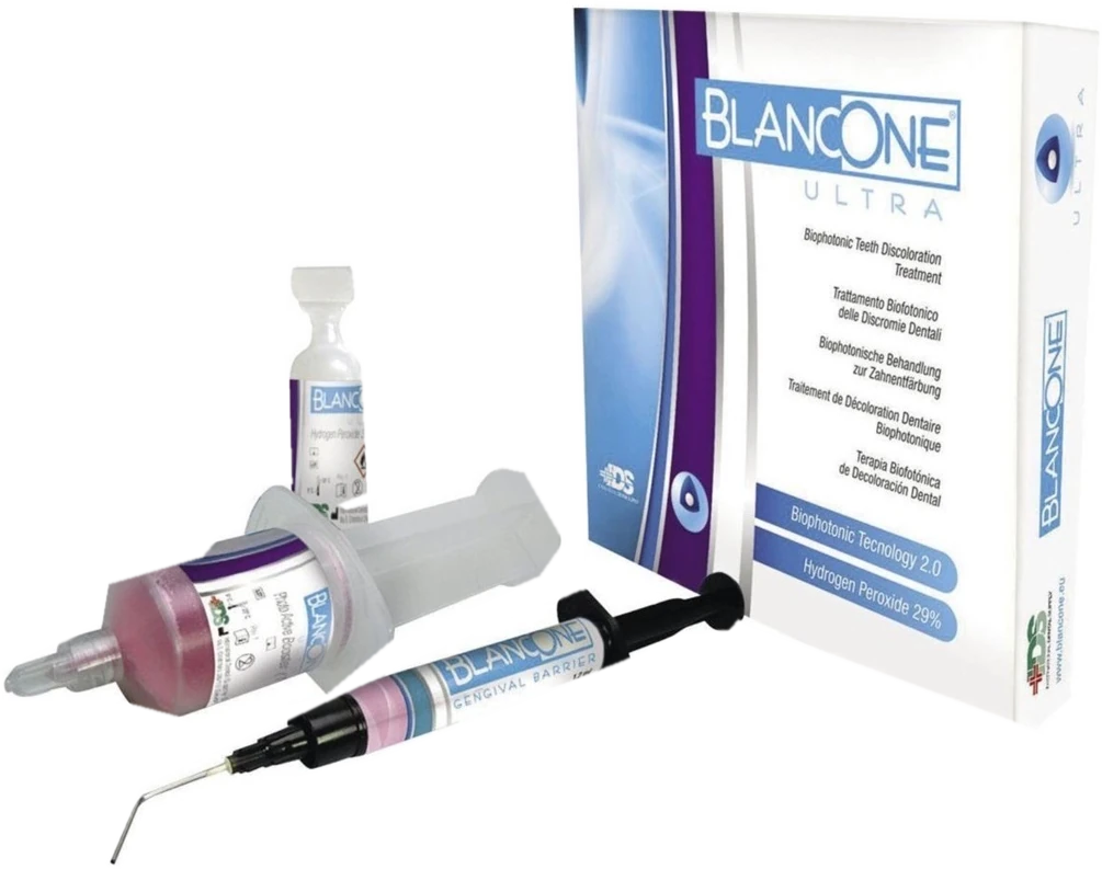 Balenie bieliaceho gélu BlancOne ULTRA