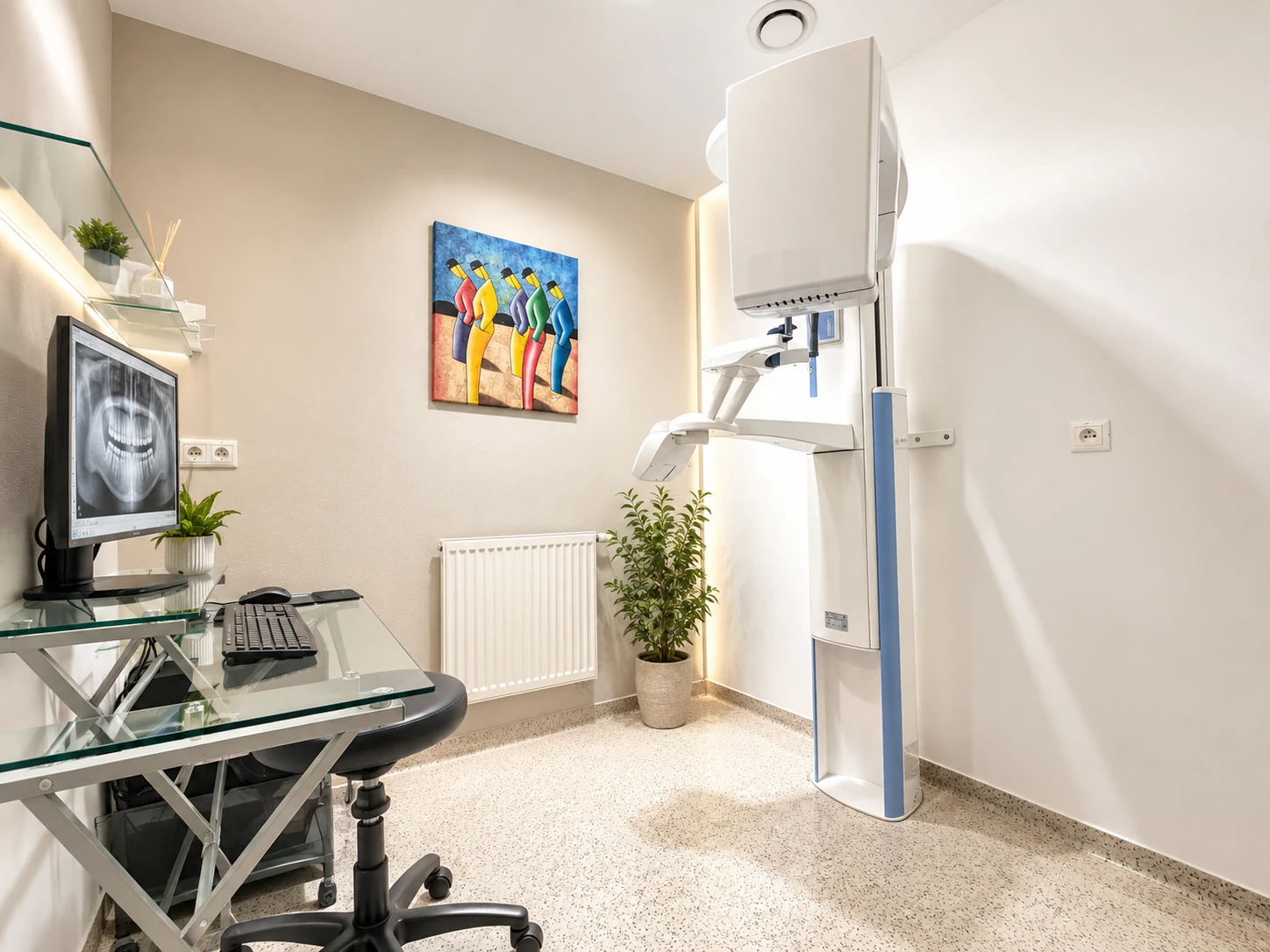Röntgenové pracovisko s panoramatickým OPG prístrojom
