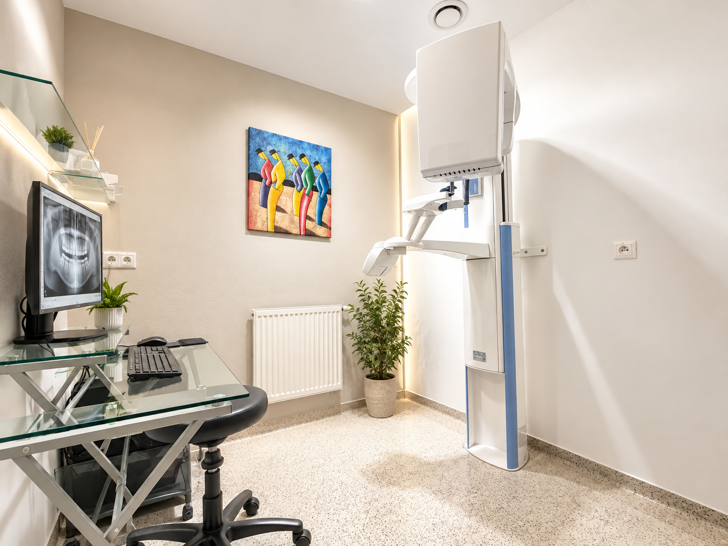 Röntgenové pracovisko s panoramatickým OPG prístrojom